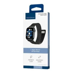Insignia™ - Stainless Steel Mesh Band For Apple Watch 38mm, 40mm And 41mm (All Series) - Midnight Aluminum -APPLE || Garmin || FITBIT Sales e2e03ad5 9f98 5597 906d 97c3895add9e