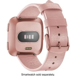 Platinum™ - Leather Watch Band For Fitbit Versa 2, Fitbit Versa And Fitbit Versa Lite - Pink -APPLE || Garmin || FITBIT Sales e49b62c7 efa8 535f 8ee8 c2774bd47338