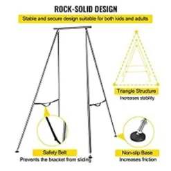 VEVOR Yoga Sling Inversion, 9.6 FT Height Inversion Yoga Swing Stand, Max Capacity 551 LBS Aerial Yoga Frame Inversion -APPLE || Garmin || FITBIT Sales e545ad1e b622 4ce3 8d0d dc4a3b06ac65