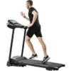 Compact Easy Folding Treadmill Motorized Running Jogging Machine - Black