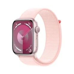 Apple Watch Series 9 (GPS) 45mm Pink Aluminum Case With Light Pink Sport Loop - Pink