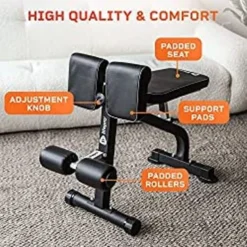 LifePro Multipurpose Roman Chair - Foldable Back Extension Bench & Ab Bench Workout Chair- Versatile At-Home Hyperextension Bench & Ab Chair For Whole-Body Training -APPLE || Garmin || FITBIT Sales ece1eb66 c0b1 45c1 9e04 268e2b0a80dd