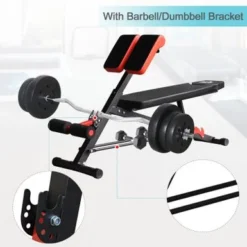 Soozier Adjustable Workout Bench Sit-Up Bench With 2 Decline Angles - Orange/Black -APPLE || Garmin || FITBIT Sales eea552f6 9d7c 4662 b38b 00bcdbf51013