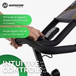 Horizon Fitness 5.0 IC Indoor Cycle Bike, Fitness & Cardio, Magnetic Resistance Cycling Bike With Bluetooth, Multi-Position Grips, 250lb Weight Capacity -APPLE || Garmin || FITBIT Sales f2084e18 f89b 4808 aea7 24f8034e7f06