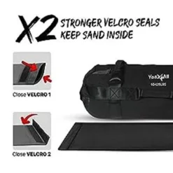 Yes4All Sandbag Weights/Weighted Bags - Sandbags For Fitness, Conditioning, Crossfit With Adjustable Weights (Black - L) -APPLE || Garmin || FITBIT Sales f3e1878d 3f18 454c bfc2 2dac55311e1e