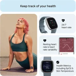 Fitbit - Versa 4 Fitness Smartwatch - Graphite -APPLE || Garmin || FITBIT Sales f4baf06e 2ce2 4ae5 ac16 3d2bfd46c44d