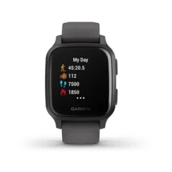 Garmin - Venu Sq GPS Smartwatch 33mm Fiber-Reinforced Polymer - Shadow Gray -APPLE || Garmin || FITBIT Sales f5d95d6c 6baf 5619 9552 b867c673dc6f