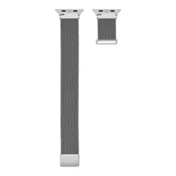 Insignia™ - Stainless Steel Mesh Band For Apple Watch 42mm, 44mm, 45mm And Apple Watch Ultra 49mm (All Series) - Silver -APPLE || Garmin || FITBIT Sales f99540ed a728 5106 9def 48bb6f84cb19