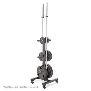Marcy 6-Peg Olympic Weight Plate Tree And Vertical Bar Holder PT-5856 - N/A - Black 2 Marcy 6-Peg Olympic Weight Plate Tree And Vertical Bar Holder PT-5856 - N/A - Black - Image 2
