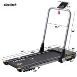 Nestfair Foldable Electric Treadmill Motorized Running Machine With Bluetooth APP - Black -APPLE || Garmin || FITBIT Sales fc03f169 3a93 43b2 b1c9 07c6c37d637f
