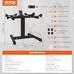VEVOR Adjustable Dumbbell Stand, Home Fitness Rack And Stand With Media Rack, Safe And Convenient Dumbbell Weight Holder, Compact Dumbbell Storage Rack Perfect For Home Gym Strength Training -APPLE || Garmin || FITBIT Sales ffc7b097 33b6 44ef 9755 79c16b7f3826
